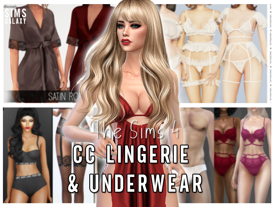 Sims 4 CC Lingerie & Underwear Collection
