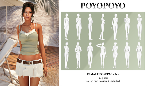 [poyopoyo] Female Posepack N2