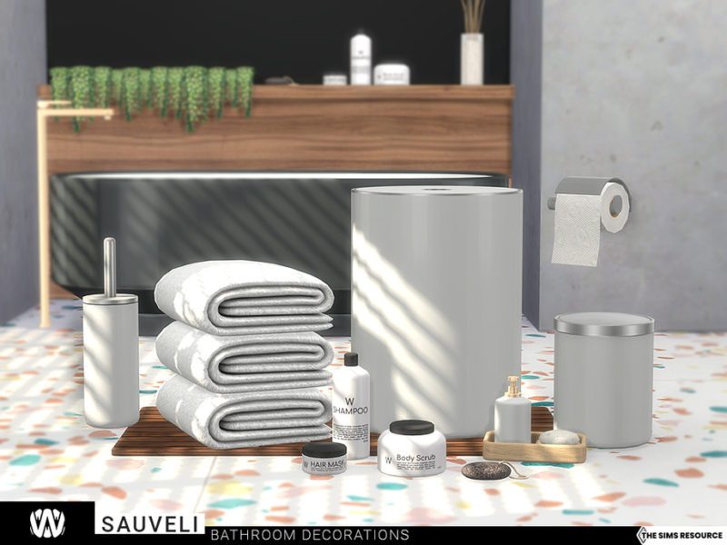 Sims 4 Bathroom Clutter CC Collection - Sims Galaxy