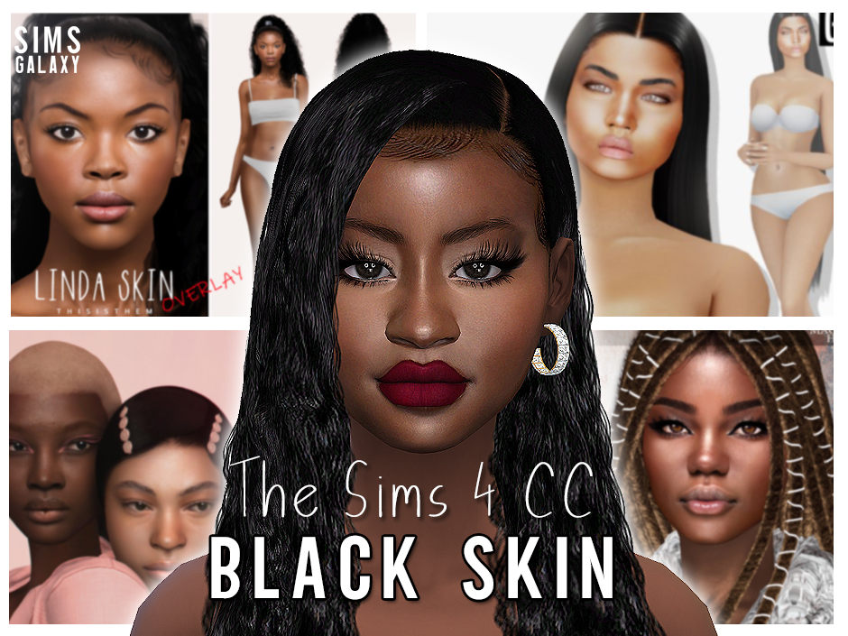 Sims 4 Black Female Skin CC