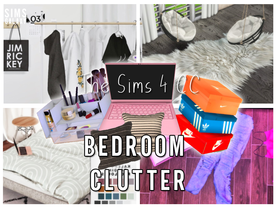 Sims 4 Bedroom Clutter CC