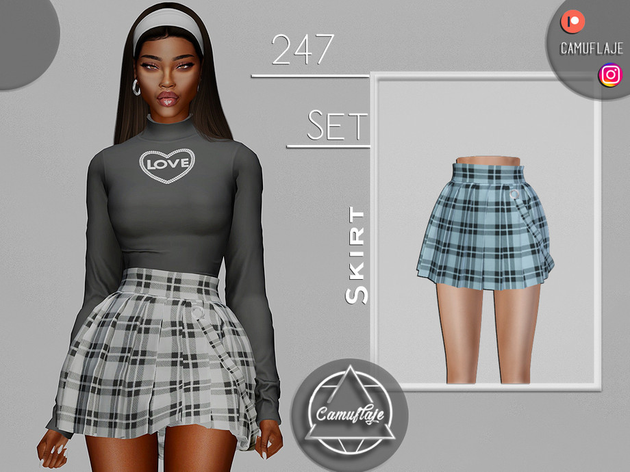 SET 247 – Skirt - Sims Galaxy