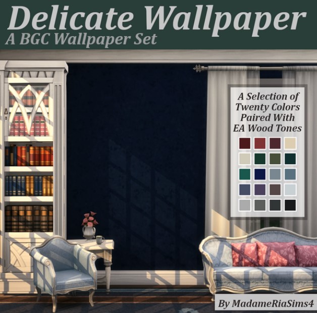 Delicate Wallpaper (Plain Set)