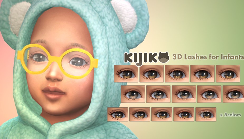 3D Lashes for Infants