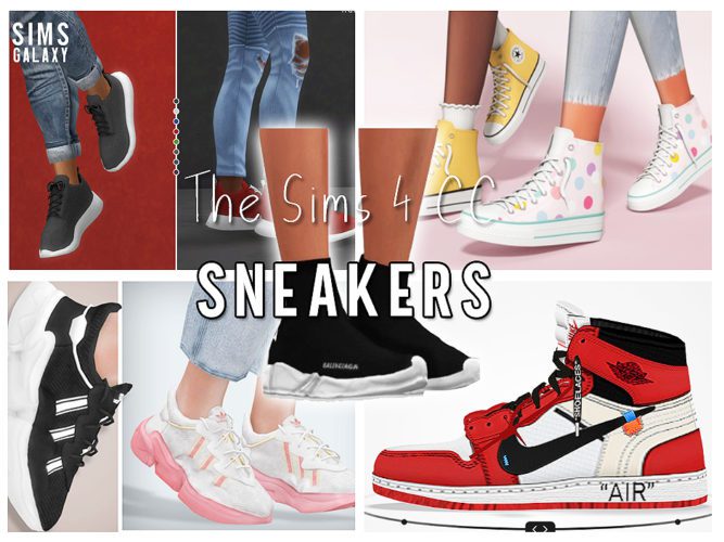 Sims 4 CC Sneakers & Trainers Collection - Sims Galaxy