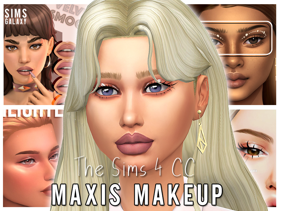 Sims 4 Maxis Match Makeup CC