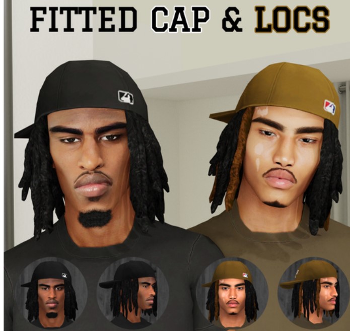 FITTED CAP & LOCS