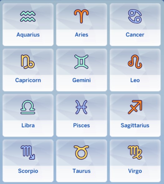 Zodiac Signs Mod