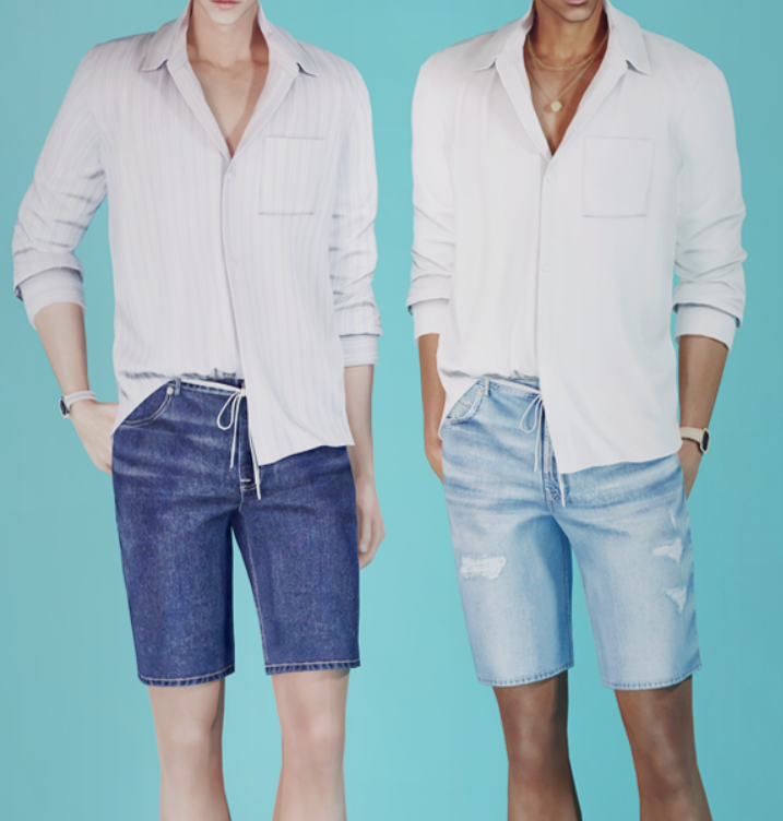 KK22 Male Shirt + Shorts