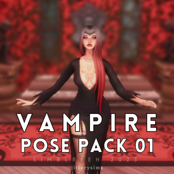 Vampire Pose Pack – Simblreen 2023