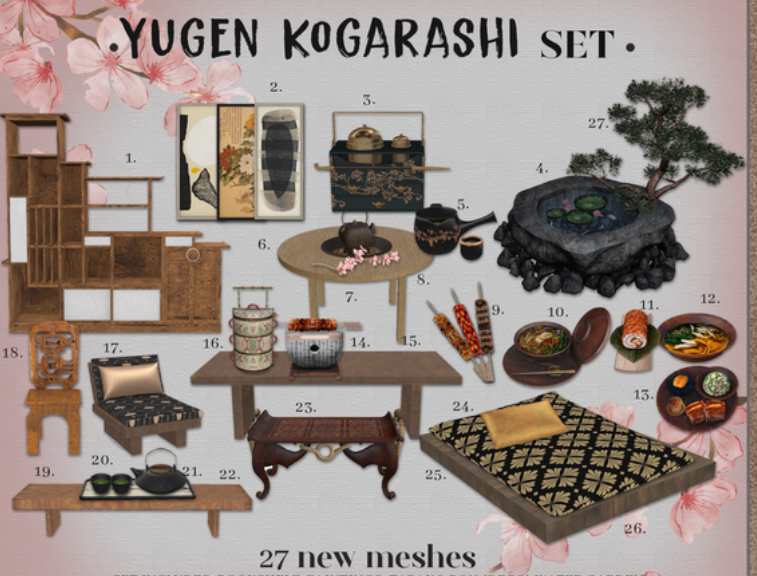 Yugen Kogarashi Set (Workroom/Atelier)