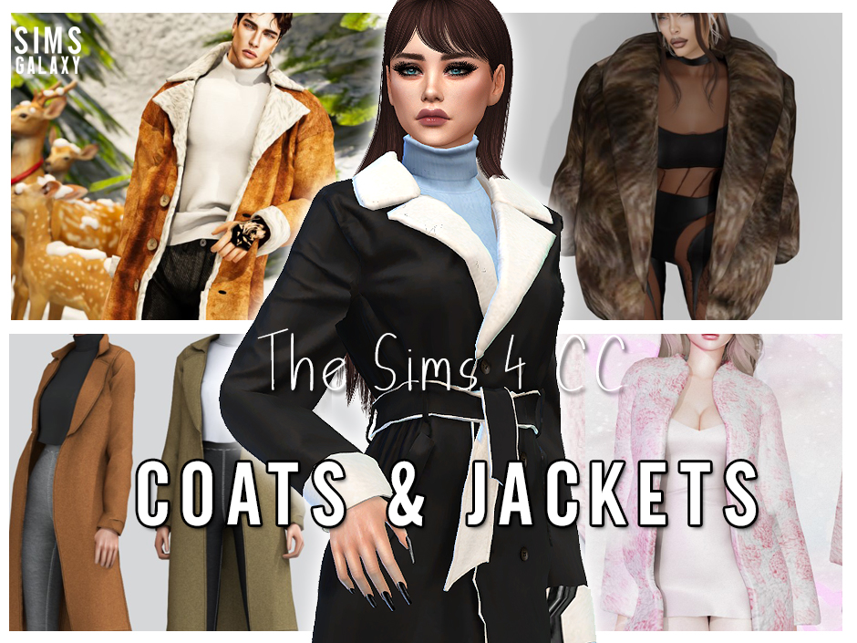 Sims 4 CC Coats And Jackets Collection