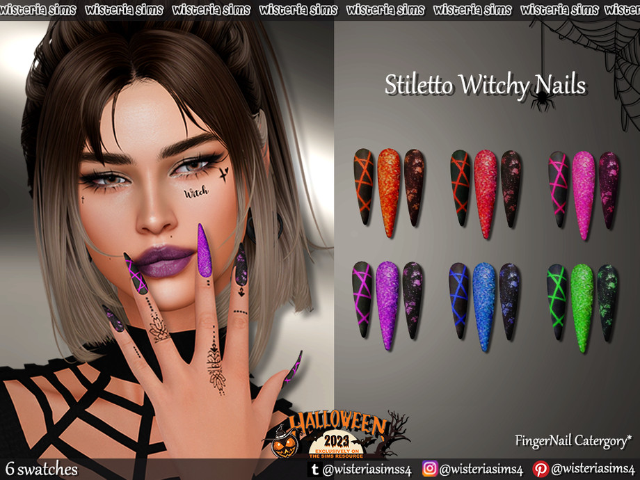 Stiletto Witchy Nails