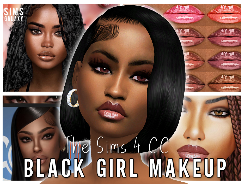 Black Girl Makeup Sims 4 Collection