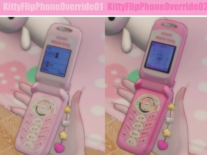 Kitty Flip Phone