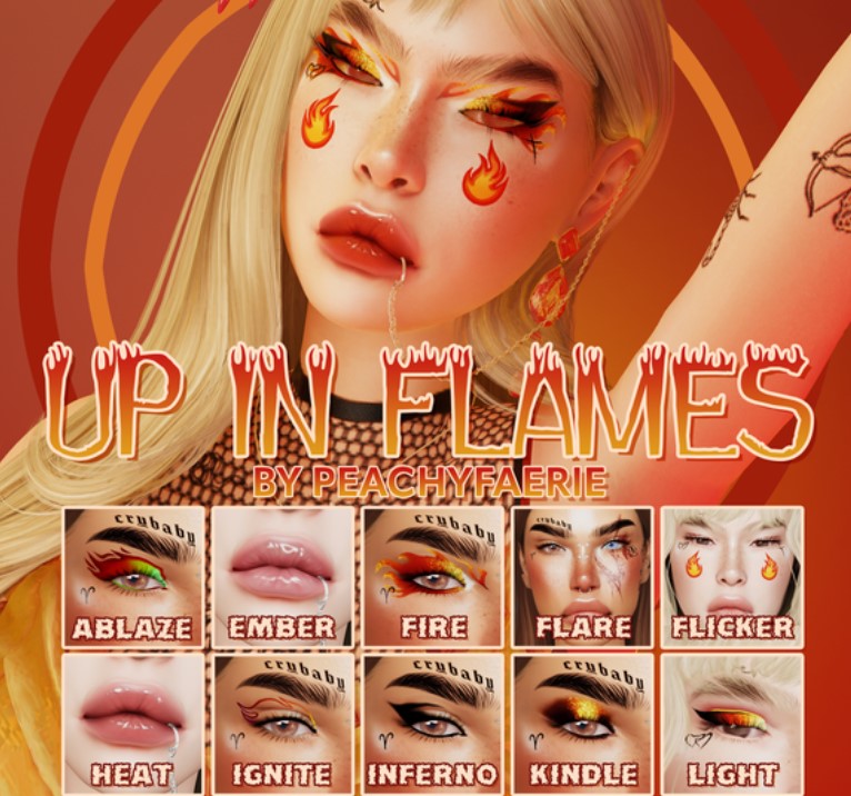 UP IN FLAMES  cc collection
