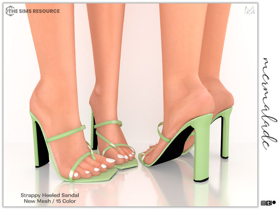 Strappy Heeled Sandal S268