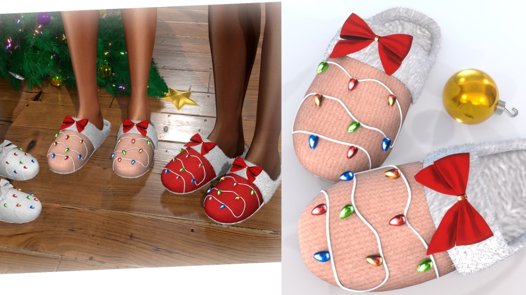 Christmas Slippers / Female/Male/Child