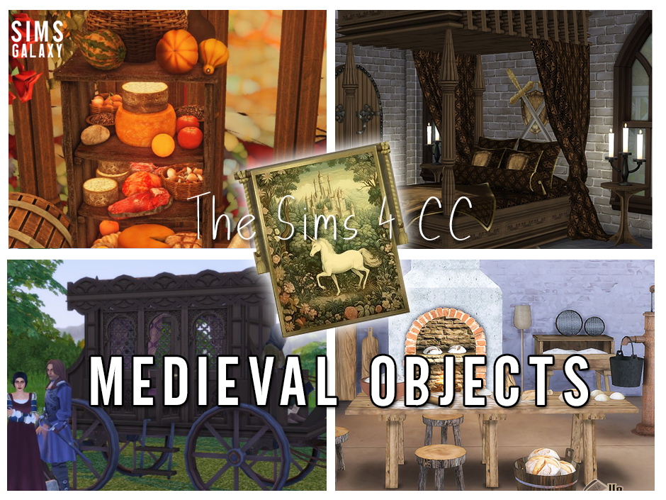 Sims 4 Medieval Buy CC Collection