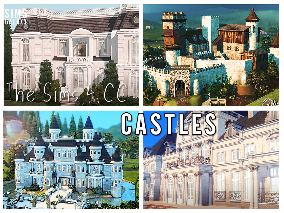 Sims 4 Castle Build Collection