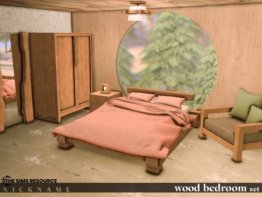 wood bedroom set