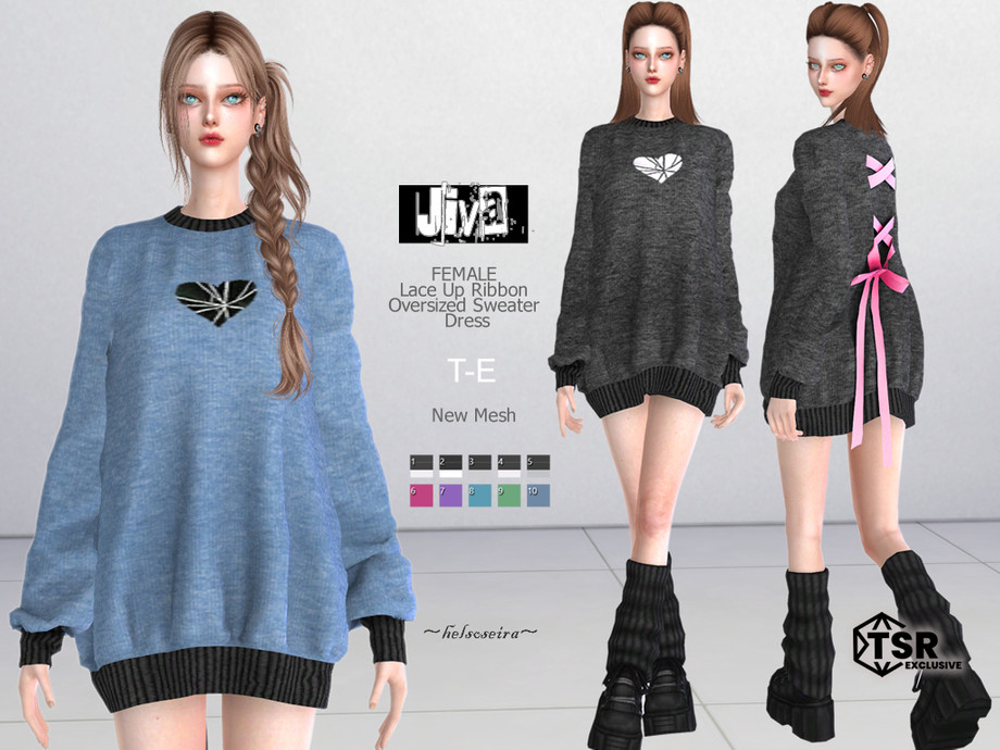 JIVA – Oversized Sweater Dress