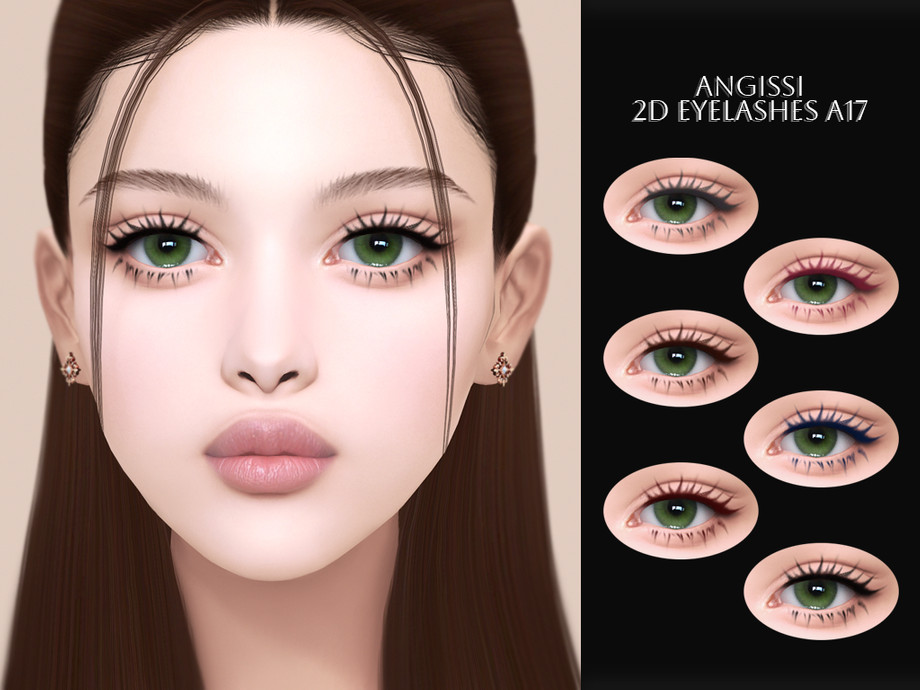 2D eyelashes A17