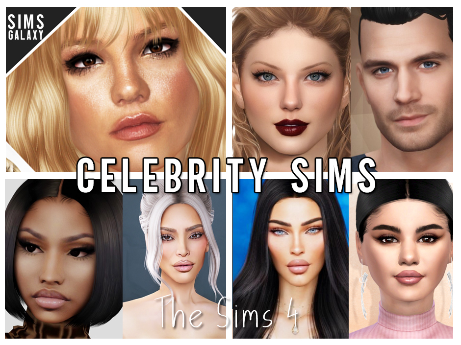 Sims 4 Celebrity Sim Collection
